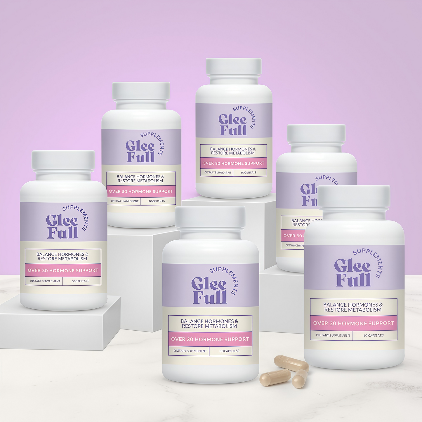 GleeFull Over 30 Hormone Support - Menopause Supplements for Women - Hormone Support for Women